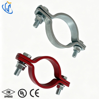 Matériel de suspension pour tuyaux d'arrosage UTT60, collier en acier au carbone standard avec finition galvanisée à chaud ou électrogalvanisée