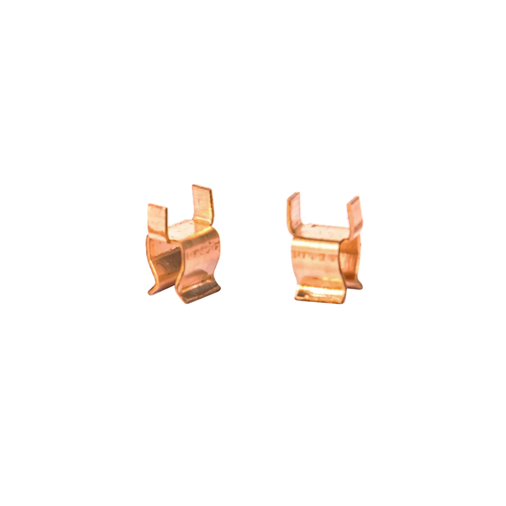 Piezas de estampado de cobre de metal pequeño de alta precisión hongsheng para viaje de conexión
