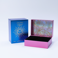 Emballage de flacon de parfum de luxe de 100 ml avec logo personnalisé, boîtes en carton rigide magnétique avec insert en mousse EVA