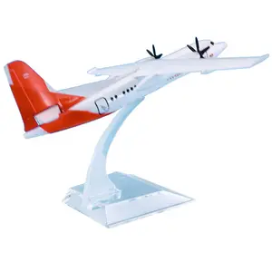 Модель самолета из красного сплава, 14 см, 1:400