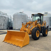 Promo Panas 2.5TON 4x4 Diesel Hidrolik Mini Front Loader Wheel Loader Traktor Kompak Gearbox PLC Bucket