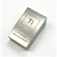 Barre de titane à bon prix, 1 kg, personnalisable, plaque de titane de 1,3 kg (une livre)