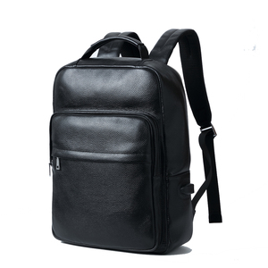 <span class=keywords><strong>Zaino</strong></span> da Viaggio per Laptop in Vera <span class=keywords><strong>Pelle</strong></span> Nera di Lusso, Fatto a Mano, con Logo Personalizzato, Grande Capacità, RFID, Cerniera, Morbido, per <span class=keywords><strong>Uomo</strong></span> d'Affari - Product Image 2