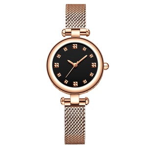 Montre à quartz de luxe pour femme, nouvelle montre-bracelet OEM étanche en acier inoxydable, tendance et élégante pour affaires - Product Image 6