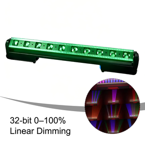 Igreslite 300W 10 Teste <span class=keywords><strong>LED</strong></span> Beam Bar Light RGBW Wash Moving Head <span class=keywords><strong>con</strong></span> 154 <span class=keywords><strong>LED</strong></span> Ausiliari RGB e Controllo Pixel per Spettacoli Teatrali - Product Image 5