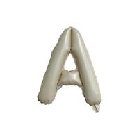 Ballons en aluminium multicolores de 16 pouces, 26 lettres, jouets gonflables blancs crème pour décorations de mariage et d'anniversaire