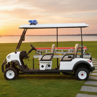 Voiturette de golf électrique compacte professionnelle Lightgreen, 5-6 places, batterie lithium 48V, autonomie 70-90 km