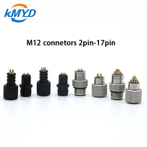 M8 M12 bağlantı kablosu M16 su geçirmez konnektör erkek fiş ve dişi 4 pin 8 pinli konnektör