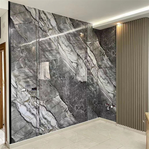 Giá thấp chống cháy SPC 3D <span class=keywords><strong>Panel</strong></span> tường trong nhà trang trí <span class=keywords><strong>UV</strong></span> tấm đá cẩm thạch lớp phủ <span class=keywords><strong>UV</strong></span> ván <span class=keywords><strong>MDF</strong></span> - Product Image 1