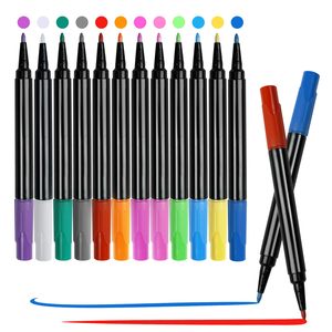 Soft Brush Tip Water Based <b>Paint</b> Pen, Multi-color Permanent Art for Drawing Sketching Adult Coloring Highlighting Marker - Product Image 3