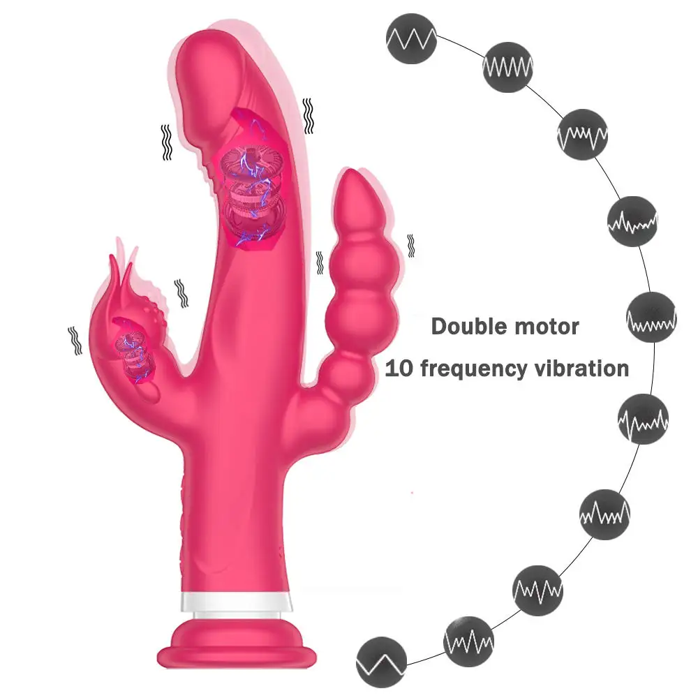 10 frequenza giocattolo del sesso Dildo vibratore donne coppia adulto buon prezzo realistico succhiare coniglio vibratore