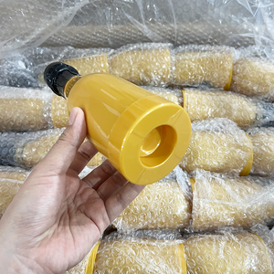 330ml <strong>Mini</strong> Small Plastic <strong>Champagne</strong> Custom Gold Plastic <strong>Bottle</strong> with Black Foil - Product Image 3