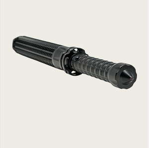 Super calidad oro negro largo mano antorcha extendida zoom LED linterna táctica - Product Image 5