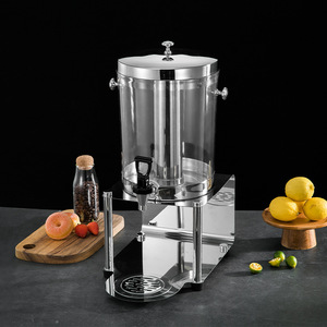 Distributeurs de jus, de thé au lait et de café en acier inoxydable commercial, à tête simple et double, pour restaurants et buffets - Product Image 5