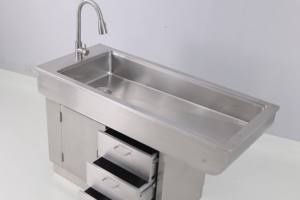 不锈钢兽医手术器械 动物医院干湿两用台设备 - Product Image 5