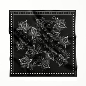 Écharpe en soie personnalisée offrant des designs sur mesure et un look haut de gamme, idéale pour ceux qui aiment le style des écharpes en soie de créateurs - Product Image 5