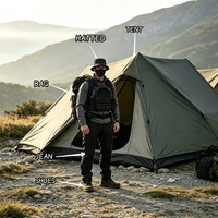 Tissu en nylon PA6 1000D avec revêtement PU, résistant à l'eau et à l'usure, tissu Oxford pour gilet tactique, sac à dos, tente de camping