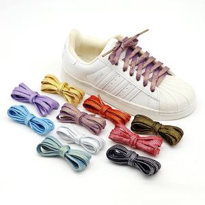 Weiou W-Type Metal Wire Draw Cord Cordones <span class=keywords><strong>de</strong></span> zapatos 50-200cm <span class=keywords><strong>de</strong></span> longitud Inserto plano para Jumpmans Y350 Zapatos Piezas y accesorios para zapatos - Product Image 1