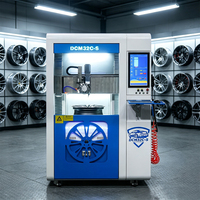 Nouvelle machine de réparation de jantes à découpe diamantée, pour la remise à neuf des jantes en alliage, modèle DCM32C-S