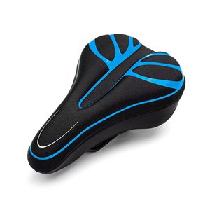 Housse de selle de vélo en silicone, rembourrage en gel épaissi, accessoires de cyclisme pour vélo de montagne, design sportif unisexe pour adultes - Product Image 4