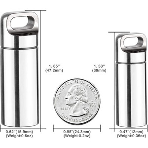 Pastillero Grande de Acero Inoxidable para Viajes, Contenedor Portátil, Piezas de Fresado CNC, Perforación por Electroerosión por Hilo - Product Image 6