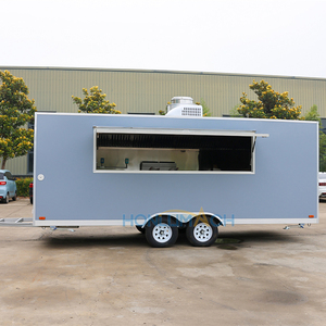 Remolque de Comida Móvil Honlu, Construcción de Fibra de Vidrio Resistente a la Oxidación, Servicio de Comida Rápida, Café, Bar de Cerveza al Aire Libre, Helados, Barbacoa - Product Image 2