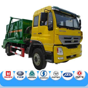 HOWO 4X2 Camión de basura de compresión, cargador hidráulico, camión de basura con cargador trasero, brazo oscilante, contenedor de basura - Product Image 6