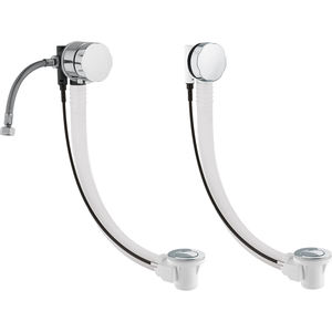 Columna de desagüe de baño de polipropileno de 1 \ "1/2 con salida de 45 ÷ 55 cm para herramienta de torneado - Product Image 2