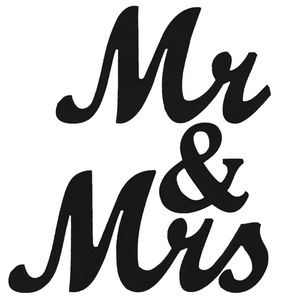 Accesorios DE BODA Letras inglesas Letras de madera rústicas <span class=keywords><strong>Mr</strong></span> & Mrs Sign Decoración de mesa de boda Proveedor de decoración de boda - Product Image 6