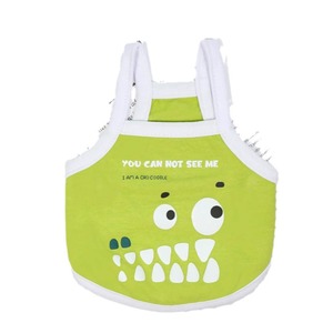 Gilet léger d'été pour chien et chat, imprimé de dessins animés rose, bleu, jaune, vert, pour Teddy Bichon Pomeranian, vêtements pour animaux de compagnie - Product Image 4