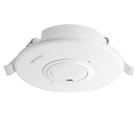 RZ048-10A AC 360 °   Détecteur de mouvement radar micro-ondes encastré pour plafond 5,8 GHz, pénétration de matériaux non métalliques, pour projets
