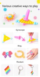 Kit d'artisanat créatif avec perles d'eau, <span class=keywords><strong>jouet</strong></span> artistique DIY pour enfants, jouets sensoriels STEM, jouets éducatifs pour enfants, perles magiques DIY, cadeaux d'anniversaire - Product Image 4