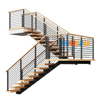 Ojal de mangas protectoras de acero inoxidable HJ T316 para barandilla de cable de cuerda de alambre de 1/8 ", para barandilla de cubierta de escalera de madera y metal de 42" 36"