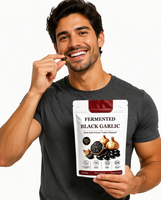 Gélules d'extrait d'ail noir fermenté 6000mg à succès – CoQ10 Ubiquinol, ail sans odeur, 180 gélules – Soutient la santé cardiaque et l'énergie
