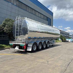 Semirremolque Cisterna de Combustible de Aleación de Aluminio de 50000L para Transporte y Entrega de Combustible Inflamable - Product Image 4
