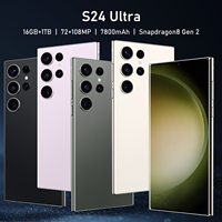 Smartphone 5G S24 Ultra à Vente Chaude Téléphone 7,3 Pouces Téléphones Android Débloqués 16G+1TB Téléphones Mobiles 4G 5G