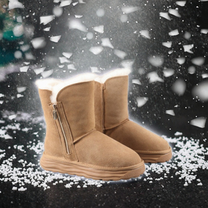 Lightweight Winter Snow <b>Boots</b> Men's Water Resistant Summer <b>Boots</b> Genuine Leather Large Size Jungle Style Custom Logo - Product Image 2