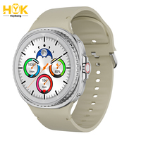 SK46 Smartwatch IP68 Wasserdicht AMOLED-Display GPS-Navigation Silikonarmband Magnetisches Laden Android-Betriebssystem Touchscreen Anrufannahme