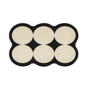 Diatomaceous Earth Bath Mat Set Geometric Pattern Custom Shape Absorbent Non Slip For Bathroom Minimalist Design - Product Image 4