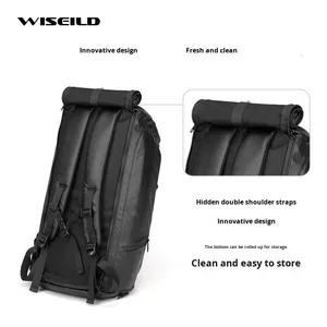 Bolsa <span class=keywords><strong>de</strong></span> Deporte para <span class=keywords><strong>Hombre</strong></span> con Separación Seca y Húmeda, Mochila <span class=keywords><strong>de</strong></span> Senderismo, <span class=keywords><strong>Bolso</strong></span> <span class=keywords><strong>de</strong></span> <span class=keywords><strong>Mano</strong></span>, 36-55L, Poliéster, Bolsa <span class=keywords><strong>de</strong></span> Viaje - Product Image 2