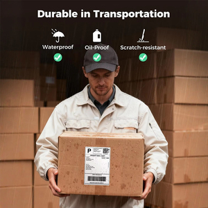 Etiqueta Adhesiva Térmica Directa Impermeable para Manualidades, 40x30 50x30 50x70 60x40mm, Papel Autoadhesivo, Impresión UV, Etiqueta de Código de Barras para Envío - Product Image 5