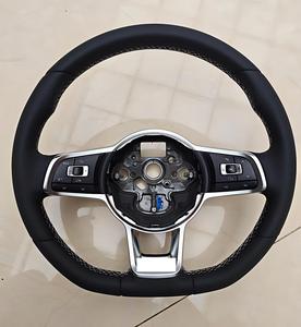 Volant personnalisé en fibre de carbone pour Volkswagen VW Polo <span class=keywords><strong>Golf</strong></span> R <span class=keywords><strong>6</strong></span> 7 8 MK6 MK7 <span class=keywords><strong>GTi</strong></span> Passat B7 B8 Jetta - Product Image 2