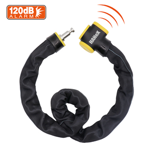 Serrure d'alarme en <span class=keywords><strong>kryptonite</strong></span> attirante pour vélo, dispositif de verrouillage électronique de bicyclette en acier allié, pour chaîne de moto - Product Image 3
