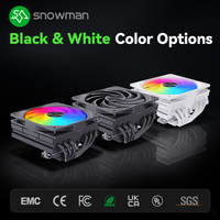Low Profile ITX Cooler with 6 Copper Heatpipes 15mm Slim RGB Fan for Wholesale Distributor with Logo Custom OEM Bulk Order Ready