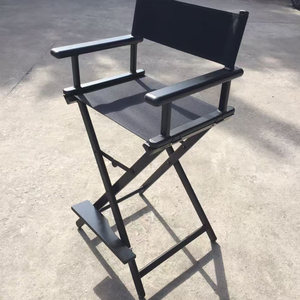 Hochwertiger, professioneller, moderner, faltbarer Massagesessel aus massivem Aluminiumlegierung mit Rückenlehne für Outdoor, Make-up, Freizeit und Premium-Direktoren. - Product Image 6