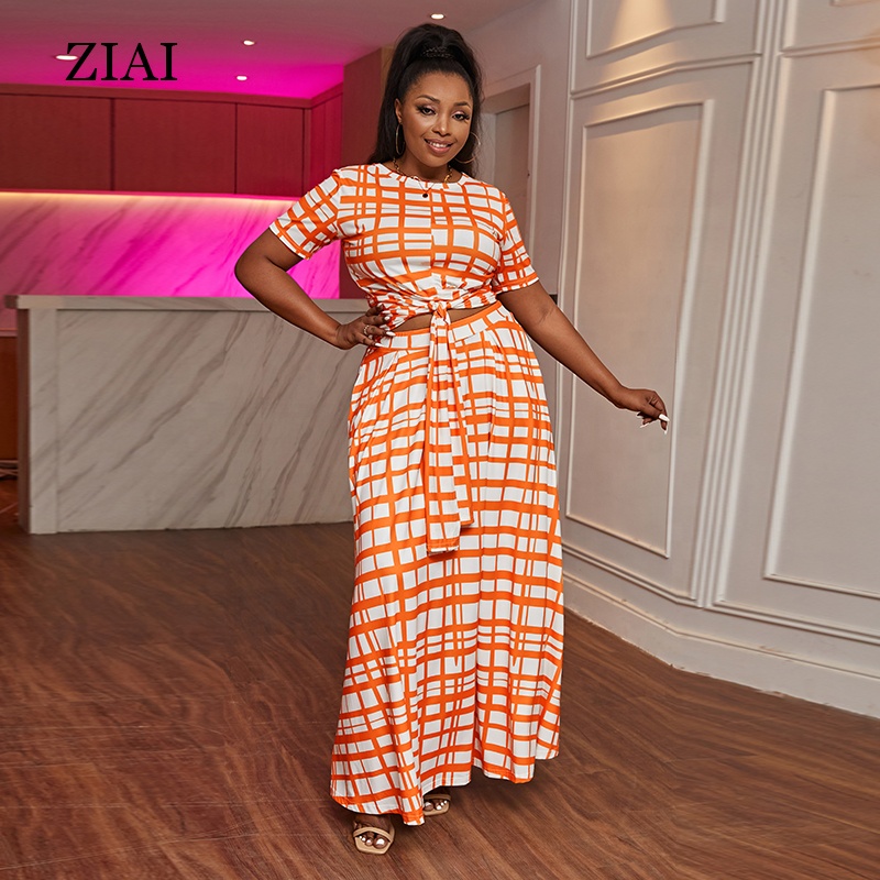 Wholesale Cropped Navel dress plus ize dress wo Piece Dress,2 Pieces