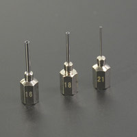 Aiguilles de soufflage filetées de distribution de colle M5 hexagonales industrielles 6.5 /13/25/38mm 8G-26G pour machine à souder