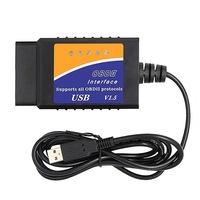 Escáner OBD2 ELM 327 Compatible con For-scan, Modificado para Ford, con Chip PIC18F25K80 CH340, Cable USB Convertido HS-CAN MS-CAN