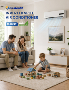 Mini Split Bestcold <span class=keywords><strong>de</strong></span> 36000 BTU, <span class=keywords><strong>Aire</strong></span> <span class=keywords><strong>Acondicionado</strong></span> con Bomba <span class=keywords><strong>de</strong></span> Calor Inverter R32, Sistema Inteligente - Product Image 2