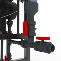Bomba Dosificadora de Diafragma Digital con Servomotor de 375L/H y 10 bar, Cerrada, RS485, 4-20mA, para Dosificación de Productos Químicos Industriales